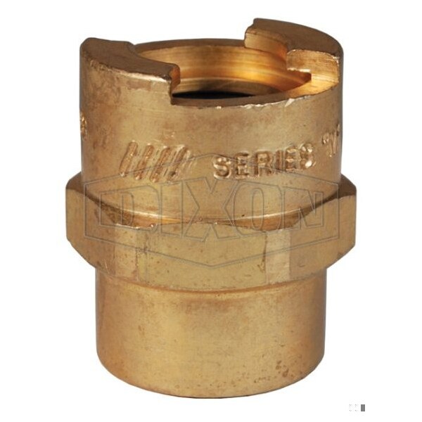 Dixon Dix-Lock N Series Bowes Interchange Female Quick Disconnect Coupler, 3/8-18 Nominal, 300 psi Pressu 4NF3-B - main
